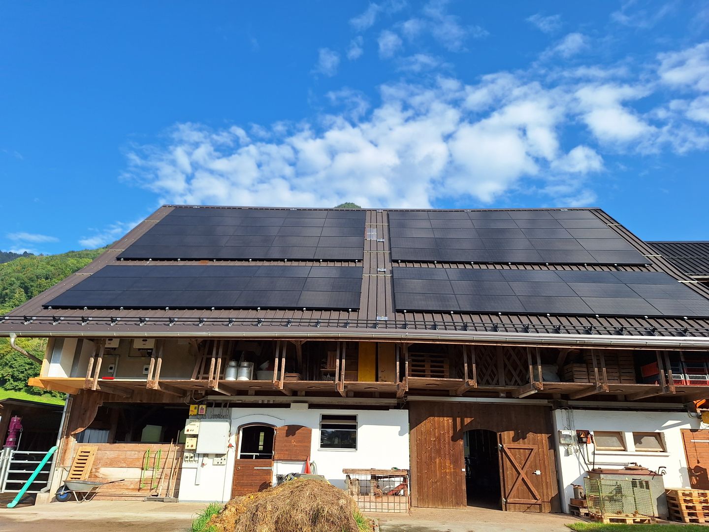 PV-Anlage auf Scheunendach